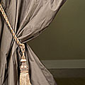 Signature Gray Taffeta Curtain Panel (50 in. x 84 in.)