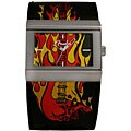 Fender Men's Gothic Rock Black Leather Watch
