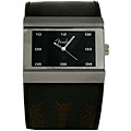 Fender Men's Tattoo Black Leather Strap Watch