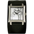 Fender Men's Gothic Black Leather Watch
