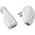 GGI USBACDC USB Home and Car Travel Charger Kit