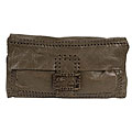 Fendi Large Leather Shoulder Strap Clutch