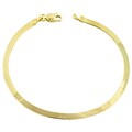 10k Yellow Gold 7.25-inch Herringbone Bracelet