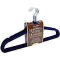 Karen Rhodes Slim Navy Velvet Clothes Hangers (Set of 24)