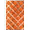 Tufted Bailey Orange/ Ivory Rug (7'9 x 9'9)