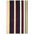 Tufted Capri Stripe Navy Rug (5' x 8')
