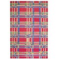 Diwali Red Dhurri Rug (5' x 8')