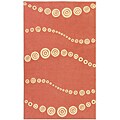 Martinique Tangerine Jute Rug (5' x 8')