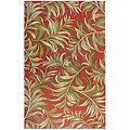 Hand-loomed Jute Enchanted Fern Rug (3'6 x 5'6)
