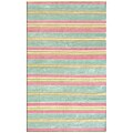 Handcrafted Party Stripe Rug (3'6 x 5'6)