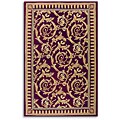 Tufted Rue Jonas Red Wool Rug (3'6 x 5'6)