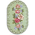 Oval Petite Hooked Bouquet Braided Rug (3'5 x 5'5)