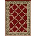 Transitional Red Vine Rug (2'7 x 4'1)