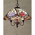 Tiffany-style Pendant Floral Lamp