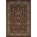 Red Sarouk Traditional Rug (2'7 x 4'1 Oval)