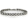 Silverplated Rhinestone Bracelet