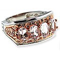 14k White and Rose Gold 1/6ct TDW Diamond Ring