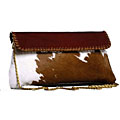 Handmade Cowhide Envelope Clutch Bag (Colombia)