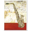 Salvatore Principe 'Saxaphone' Framed Canvas Art