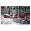 Frank Hanavan 'Ice Cream and Fruit' Canvas Art