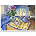 Frank Hanavan 'Still Life with Schooner' Wall Art