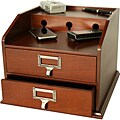 Eifle Brown Double Drawer Charging Station