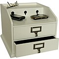 Eifle Double Drawer White Charging Station