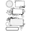Basic Grey Flourish Clear Stamp Set