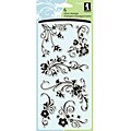 Inkadinkado Floral Flourishes Clear Stamps