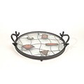 Round Pieced Glass Tray