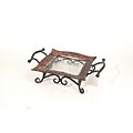 Square Single Glass Tray
