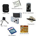 Casio Exilim EX-Z80-Kit2-BE 8MP 8-in-1 Digital Camera Kit