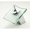 Forgee Glass Waterfall Bathroom Vessel Faucet
