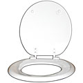 White Wood Toilet Seat (Set of 2)