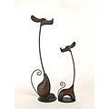 Dog Figurine Metal Garden Statues (Set of 2)
