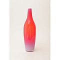 Large Milky Red Decorative Bottle Vase