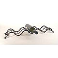 Wavy Metal Wire Wine Rack