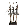 Polyresin Ballerinas Sculpture