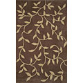 Allure Brown/ Beige Wool Rug (5' x 8')