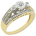 10k Yellow Gold 1/2ct TDW Diamond Ring (IJ, I2)