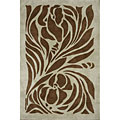 Hand-tufted Angelique Blue Wool Rug (8' x 11')