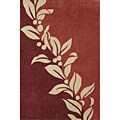 Hand-tufted Aramis Red Wool Rug (8' x 11')