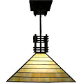 Tiffany-style Mission Hanging Lamp