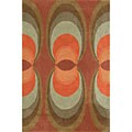 Hand-tufted Dazzle Multicolor Wool Rug (2' x 7'6)