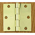 Polished Brass 3.5-inch Square Door Hinge
