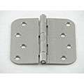 Hager 4-inch Satin Nickel 5/8 Radius Door Hinge