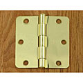 Hager 3.5-inch Polished Brass Door Hinge