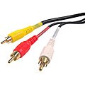 RCA 50-foot Three Connector Audio/ Video Cable