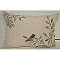 Jane Seymour Embroidered Chirp Long Pillow