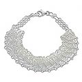 Sterling Silver 'Tulips' Bracelet (Indonesia)